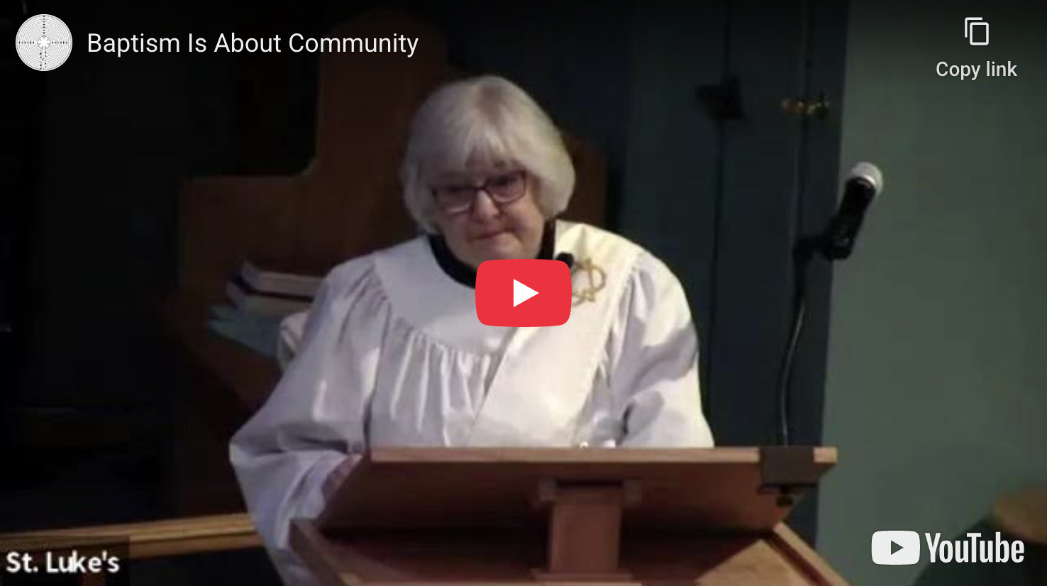 Baptism Is About Community